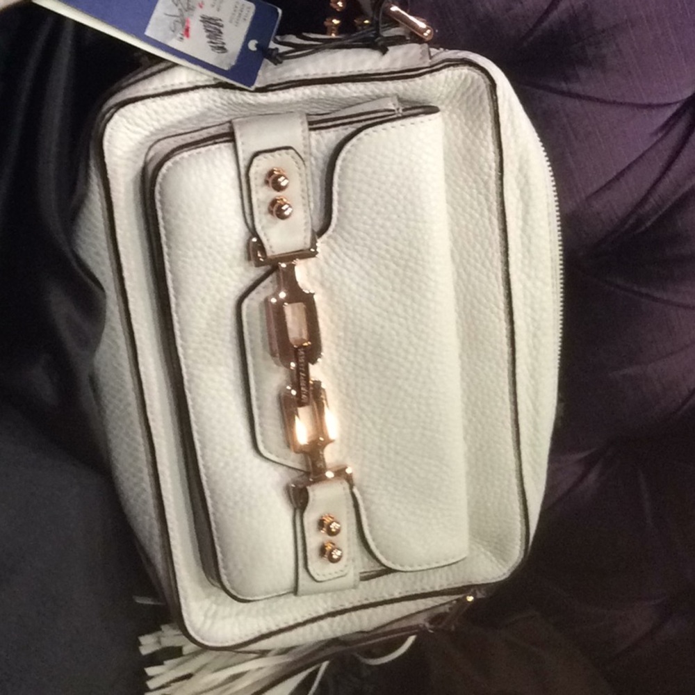 Rebecca Minkoff “Carson” white long shoulder bag - Picture 1 of 8